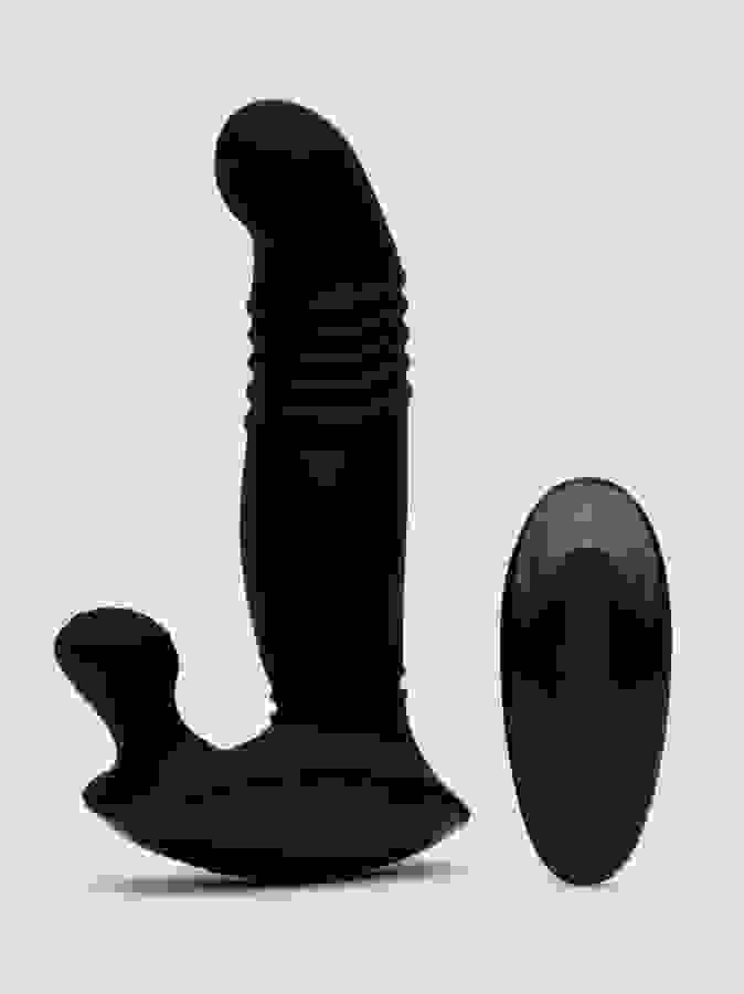 Lovehoney Thermo Thrust Remote-control Warming and Thrusting Prostate Massager, Black, hi-res